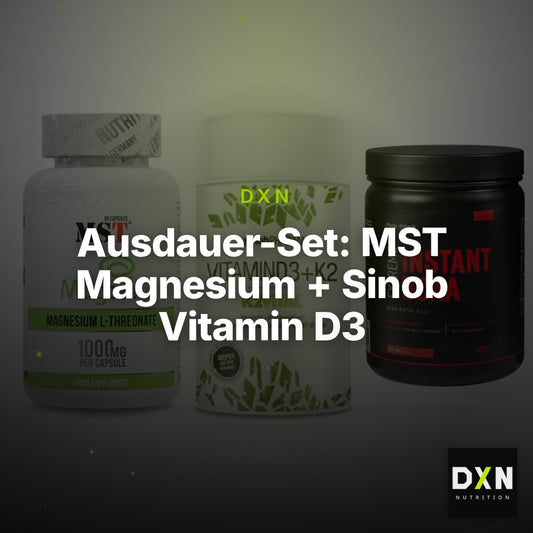 Ausdauer-Set: MST Magnesium + Sinob Vitamin D3 + Body Attack – Clean Showcase Plus