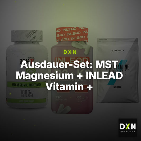 Ausdauer-Set: MST Magnesium + INLEAD Vitamin + MyProtein – Clean Showcase Plus