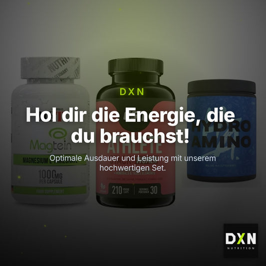 Ausdauer-Set: MST Magnesium + ESN Athlete + Nanosupps Hydro – Clean Showcase Plus