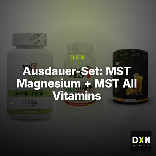 Ausdauer-Set: MST Magnesium + MST All Vitamins + MST EAA & BCAA – Clean Showcase Plus