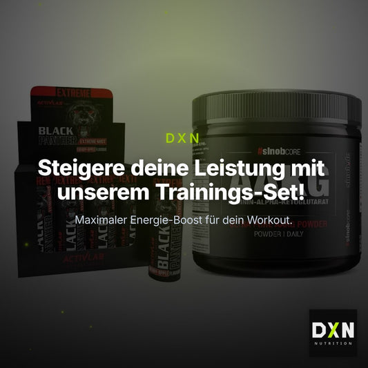 Trainings-Set: Activlab Black Panther + Sinob Core Arginin AAKG – Clean Showcase Plus