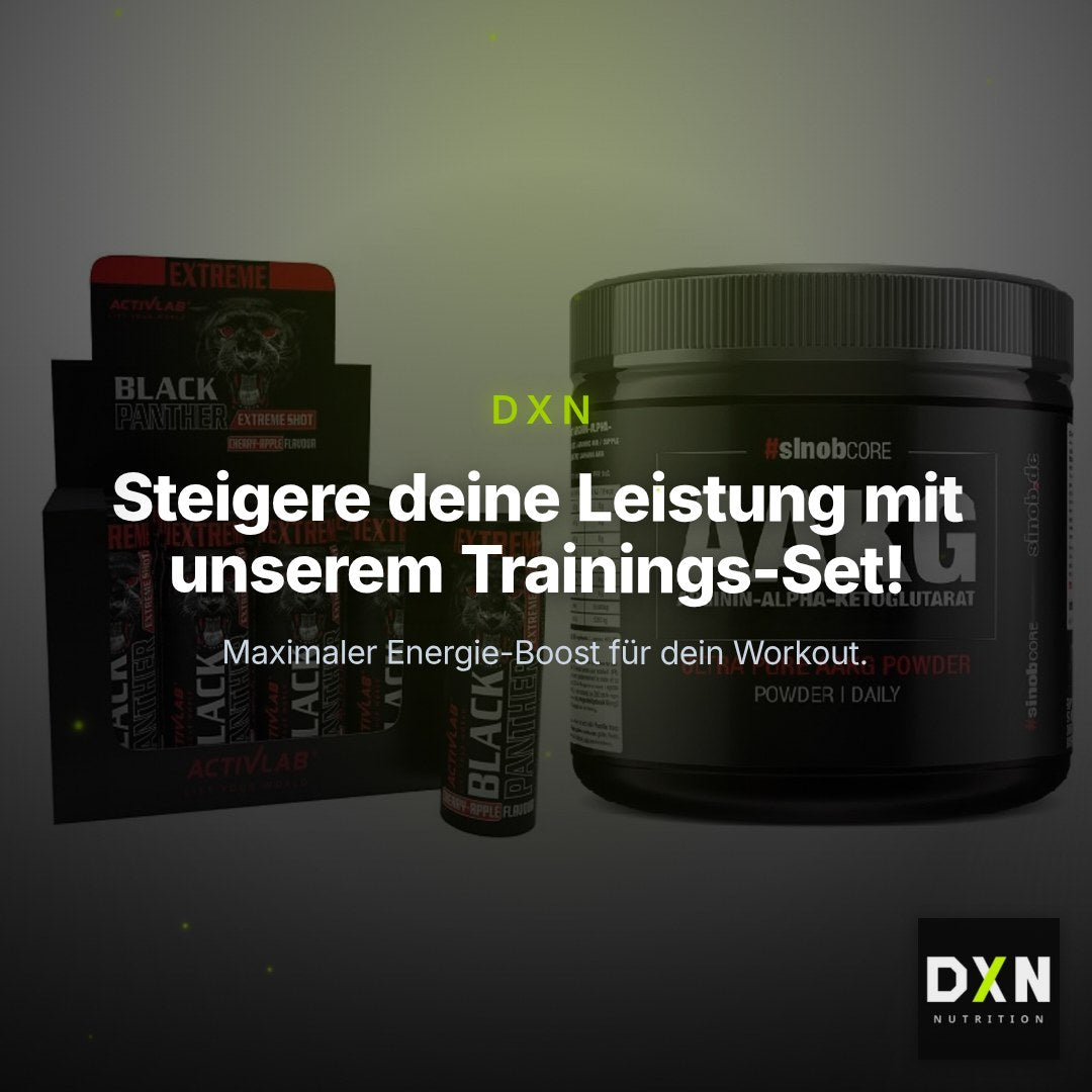 Trainings-Set: Activlab Black Panther + Sinob Core Arginin AAKG – Clean Showcase Plus