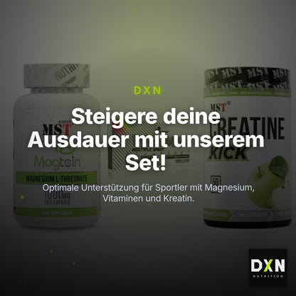 Ausdauer-Set: MST Magnesium + Olimp Vita-Min + MST Creatine – Clean Showcase Plus