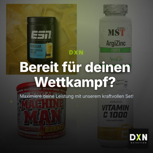 Wettkampfvorbereitung: ESN ISOCLEAR + MST ArgiZinc + 2 weitere – Clean Showcase Plus