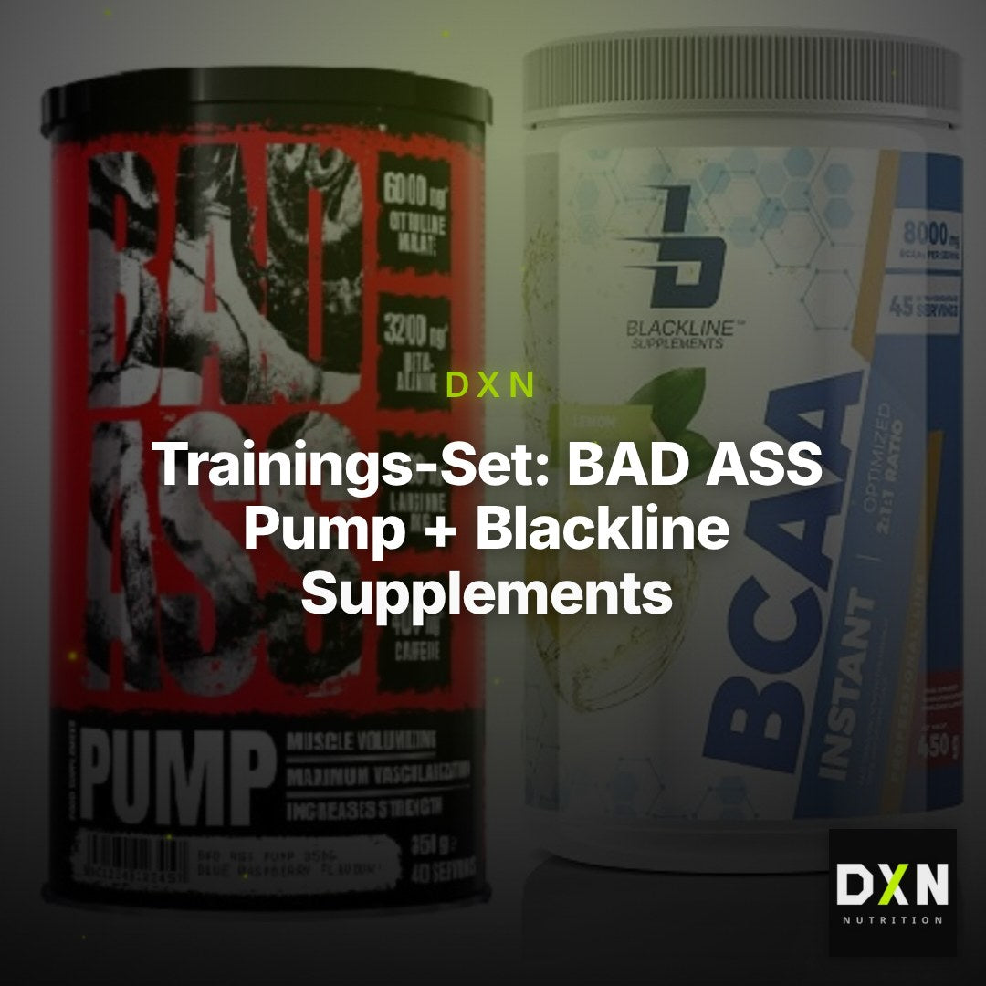 Trainings-Set: BAD ASS Pump + Blackline Supplements BCAA Instant – Clean Showcase Plus