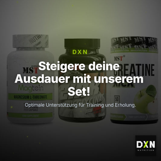 Ausdauer-Set: MST Magnesium + Big Zone Zink + MST Creatine – Clean Showcase Plus