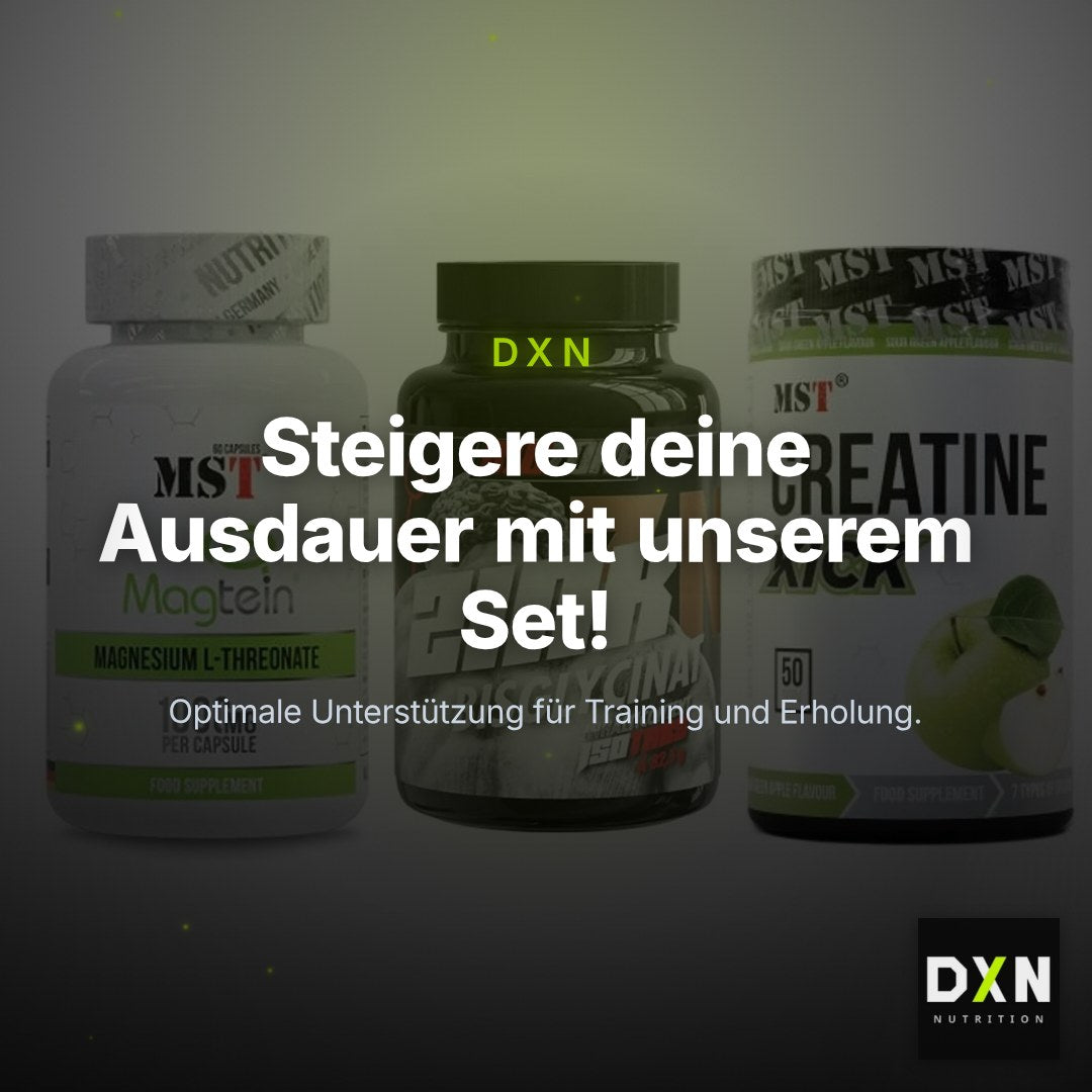 Ausdauer-Set: MST Magnesium + Big Zone Zink + MST Creatine – Clean Showcase Plus
