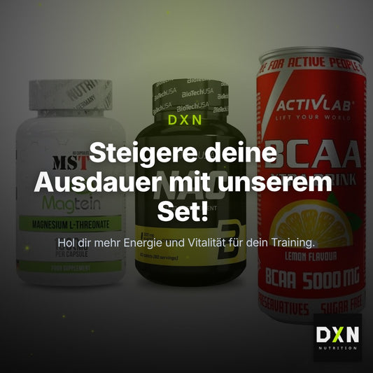 Ausdauer-Set: MST Magnesium + BioTech NAC + Activlab BCAA – Clean Showcase Plus