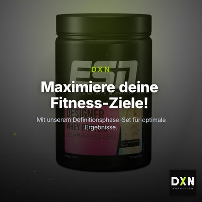 Definitionsphase-Set: ESN Designer + MST L-Carnitin + Nutrend Fat – Clean Showcase Plus