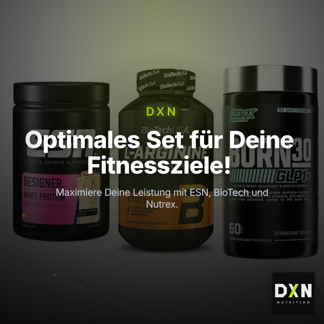 Definitionsphase-Set: ESN Designer + BioTech L-Argi + Nutrex Burn 30 – Clean Showcase Plus