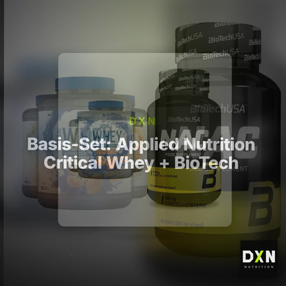 Basis-Set: Applied Nutrition Critical Whey + BioTech NAC – Clean Showcase Plus