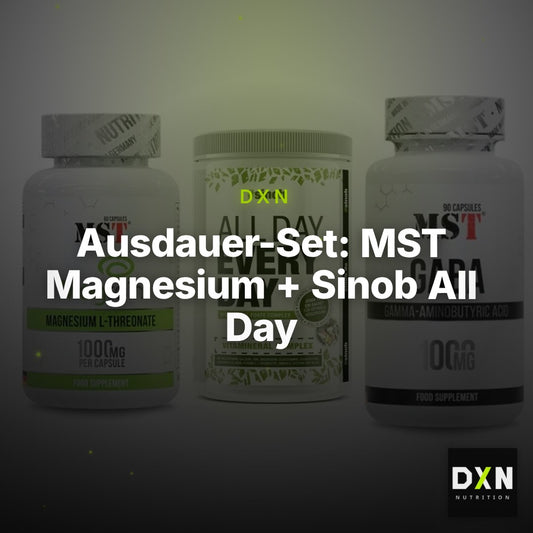 Ausdauer-Set: MST Magnesium + Sinob All Day + MST GABA 1000mg – Clean Showcase Plus