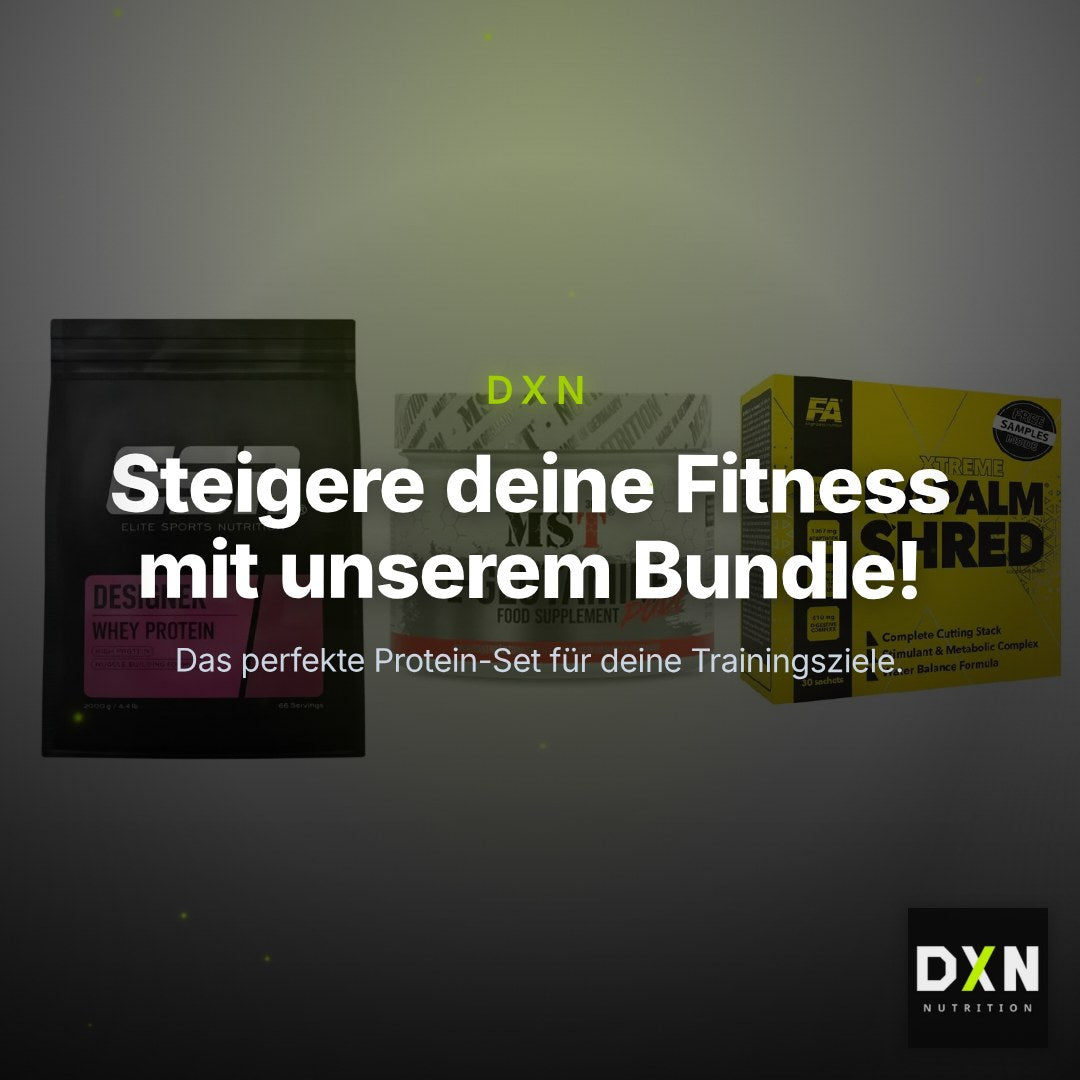 Definitionsphase-Set: ESN Designer + MST Glutamine + FA Nutrition – Clean Showcase Plus