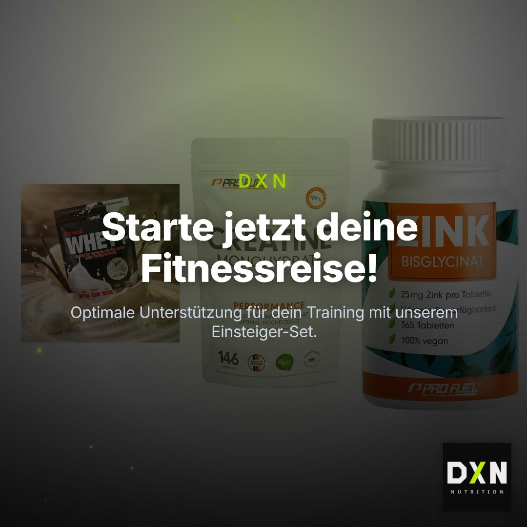 Einsteiger-Set: Sinob Honest + ProFuel Creatine + ProFuel Zink – Clean Showcase Plus