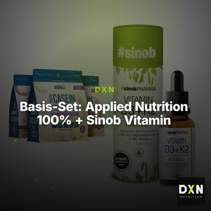 Basis-Set: Applied Nutrition 100% + Sinob Vitamin D3 + K2 – Clean Showcase Plus