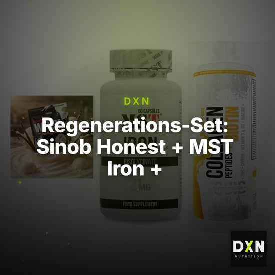 Regenerations-Set: Sinob Honest + MST Iron + MST Collagen – Clean Showcase Plus