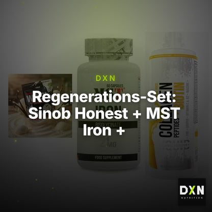 Regenerations-Set: Sinob Honest + MST Iron + MST Collagen – Clean Showcase Plus