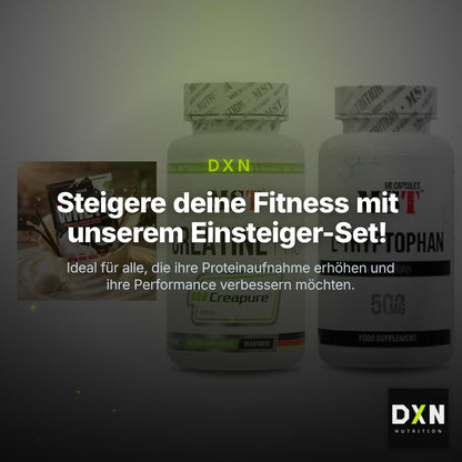 Einsteiger-Set: Sinob Honest + MST Creatine Pro + MST Tryptophan – Clean Showcase Plus