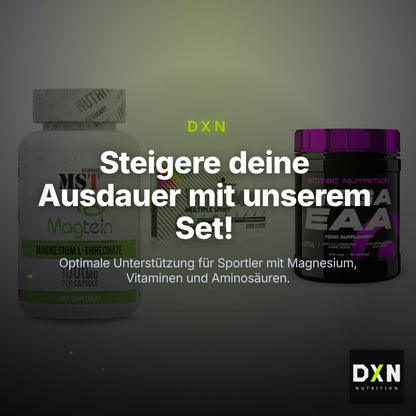 Ausdauer-Set: MST Magnesium + Olimp Vita-Min + Scitec Mega EAA – Clean Showcase Plus