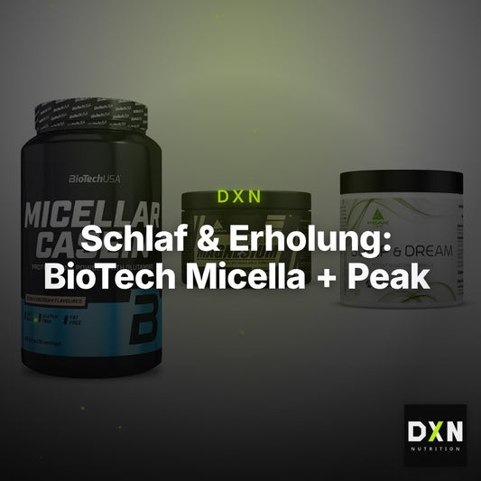 Schlaf & Erholung: BioTech Micella + Peak Magnesium + Peak Sleep – Clean Showcase Plus