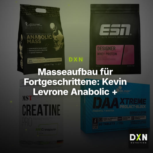 Masseaufbau für Fortgeschrittene: Kevin Levrone Anabolic + 3 weitere – Clean Showcase Plus