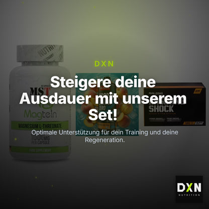 Ausdauer-Set: MST Magnesium + Body Attack Sports + 1 weitere – Clean Showcase Plus