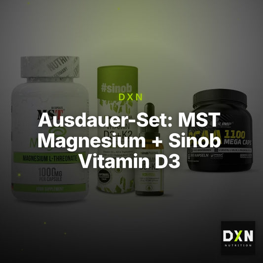 Ausdauer-Set: MST Magnesium + Sinob Vitamin D3 + Olimp BCAA Mega – Clean Showcase Plus