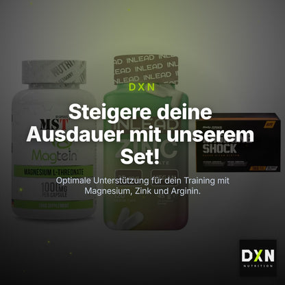 Ausdauer-Set: MST Magnesium + INLEAD Zink + Body Attack – Clean Showcase Plus
