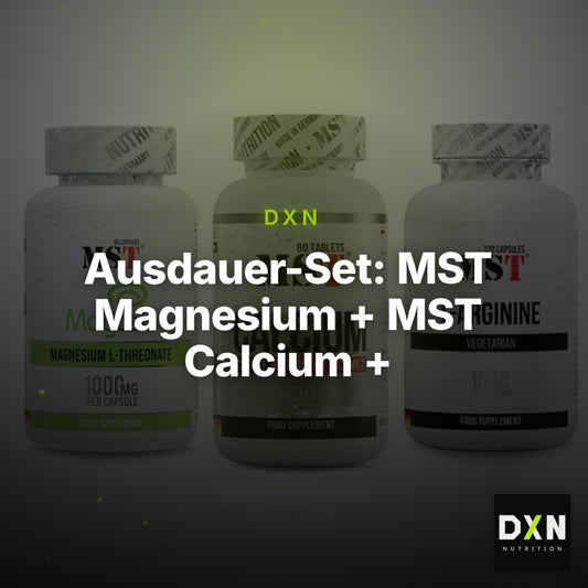 Ausdauer-Set: MST Magnesium + MST Calcium + MST L-Arginine – Clean Showcase Plus