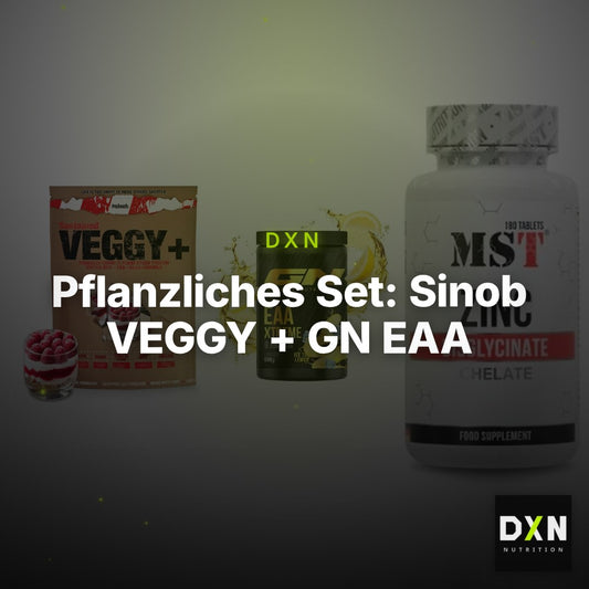 Pflanzliches Set: Sinob VEGGY + GN EAA Xtreme + MST Zinc – Clean Showcase Plus