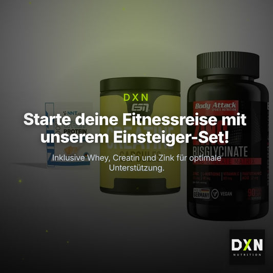 Einsteiger-Set: NNT Whey + ESN Ultrapure + Body Attack Zink – Clean Showcase Plus