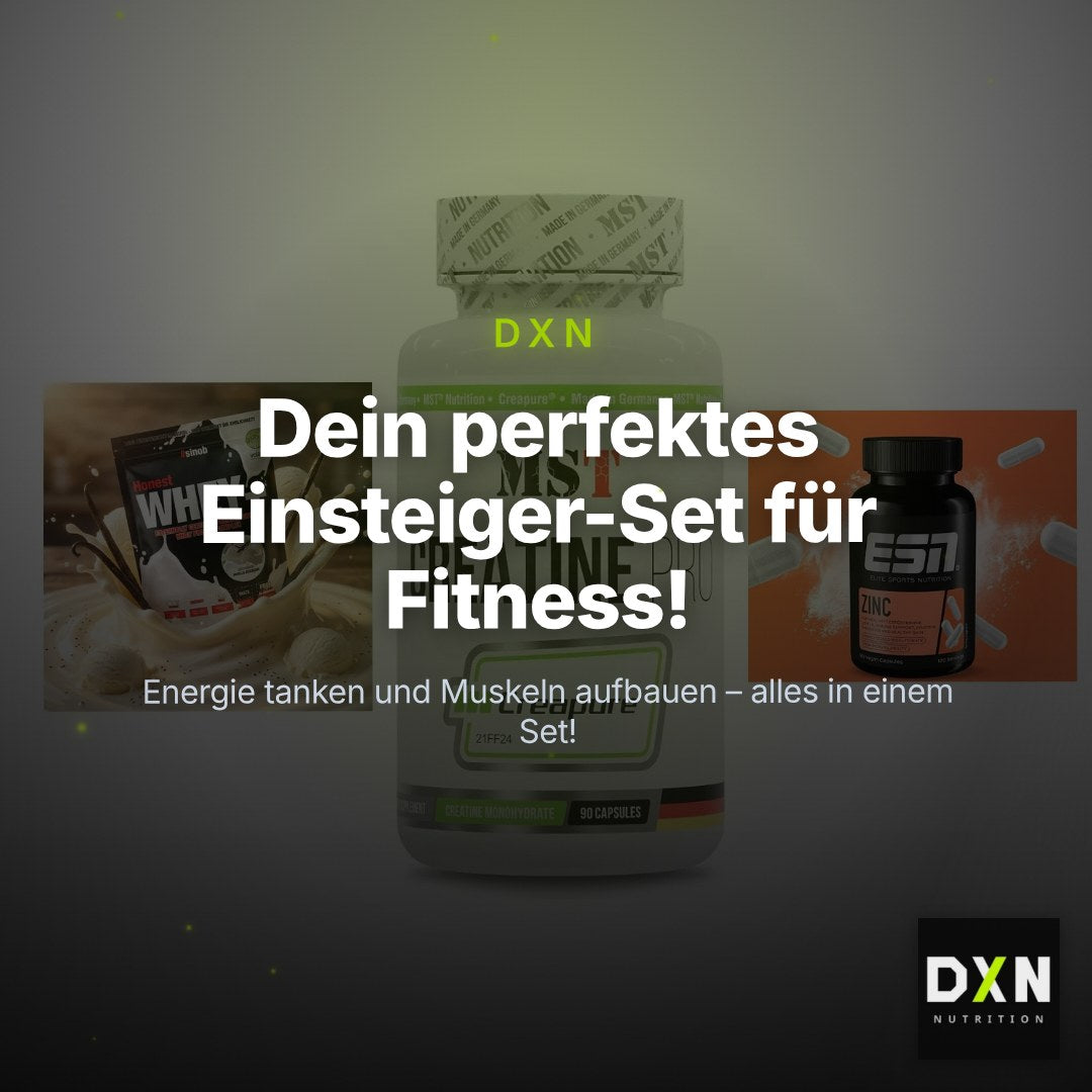 Einsteiger-Set: Sinob Honest + MST Creatine Pro + ESN Zinc – Clean Showcase Plus