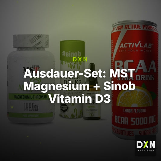 Ausdauer-Set: MST Magnesium + Sinob Vitamin D3 + Activlab BCAA – Clean Showcase Plus