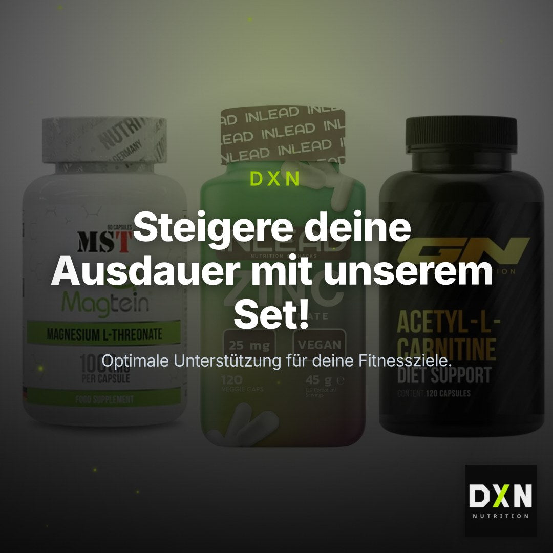 Ausdauer-Set: MST Magnesium + INLEAD Zink + GN Acetyl – Clean Showcase Plus