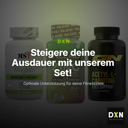 Ausdauer-Set: MST Magnesium + INLEAD Zink + GN Acetyl – Clean Showcase Plus