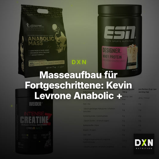 Masseaufbau für Fortgeschrittene: Kevin Levrone Anabolic + 3 weitere – Clean Showcase Plus