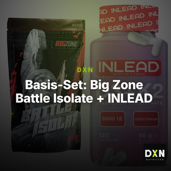 Basis-Set: Big Zone Battle Isolate + INLEAD Vitamin D3 + K2 – Clean Showcase Plus