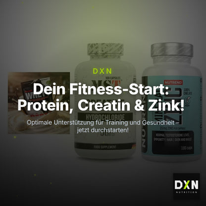 Einsteiger-Set: Sinob Honest + MST Creatine HCL + Nutrend Zinc – Clean Showcase Plus