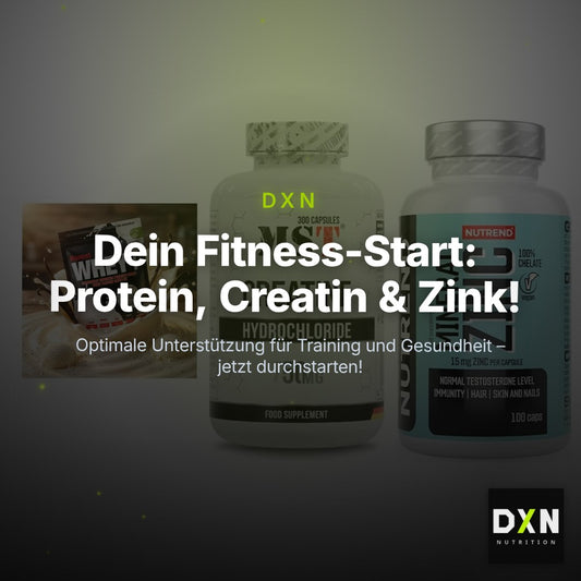 Einsteiger-Set: Sinob Honest + MST Creatine HCL + Nutrend Zinc – Clean Showcase Plus