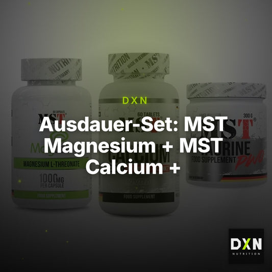 Ausdauer-Set: MST Magnesium + MST Calcium + MST Taurine – Clean Showcase Plus