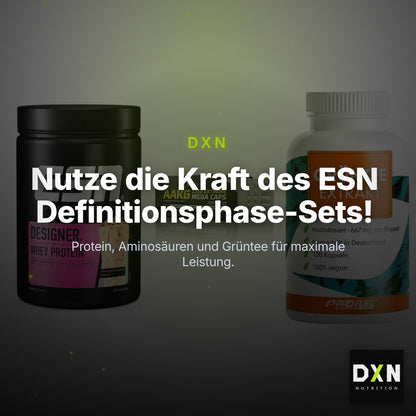 Definitionsphase-Set: ESN Designer + Olimp AAKG + ProFuel Grünte – Clean Showcase Plus
