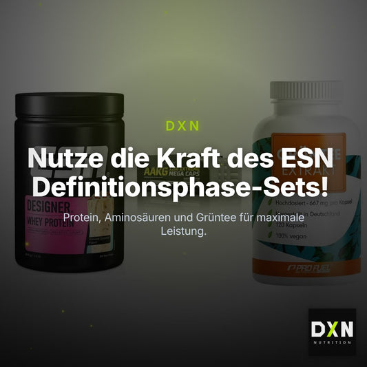 Definitionsphase-Set: ESN Designer + Olimp AAKG + ProFuel Grünte – Clean Showcase Plus