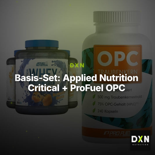 Basis-Set: Applied Nutrition Critical + ProFuel OPC Traubenkernextra – Clean Showcase Plus