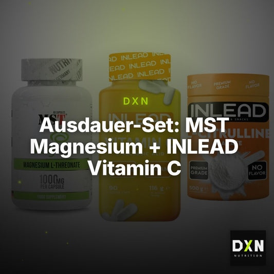 Ausdauer-Set: MST Magnesium + INLEAD Vitamin C + INLEAD L-Citrull – Clean Showcase Plus