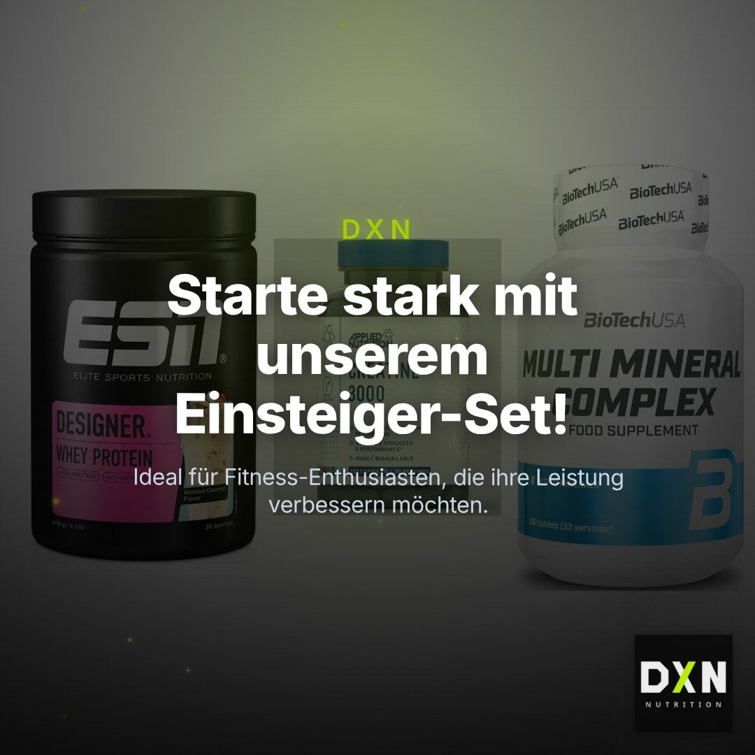 Einsteiger-Set: ESN Designer + Applied Nutritio + BioTech Multi – Clean Showcase Plus