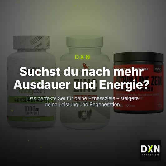 Ausdauer-Set: MST Magnesium + #GYMJUICE ZINC + Body Attack 100 – Clean Showcase Plus