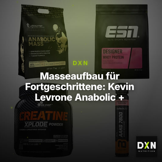 Masseaufbau für Fortgeschrittene: Kevin Levrone Anabolic + 3 weitere – Clean Showcase Plus