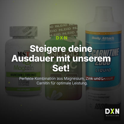 Ausdauer-Set: MST Magnesium + INLEAD Zink + Body Attack – Clean Showcase Plus