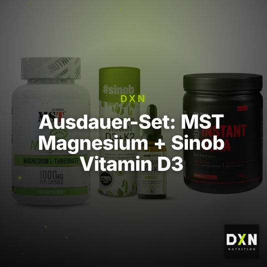Ausdauer-Set: MST Magnesium + Sinob Vitamin D3 + Body Attack – Clean Showcase Plus