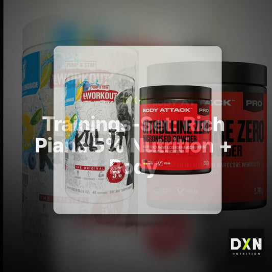 Trainings-Set: Rich Piana 5% Nutrition + Body Attack 100 % – Clean Showcase Plus